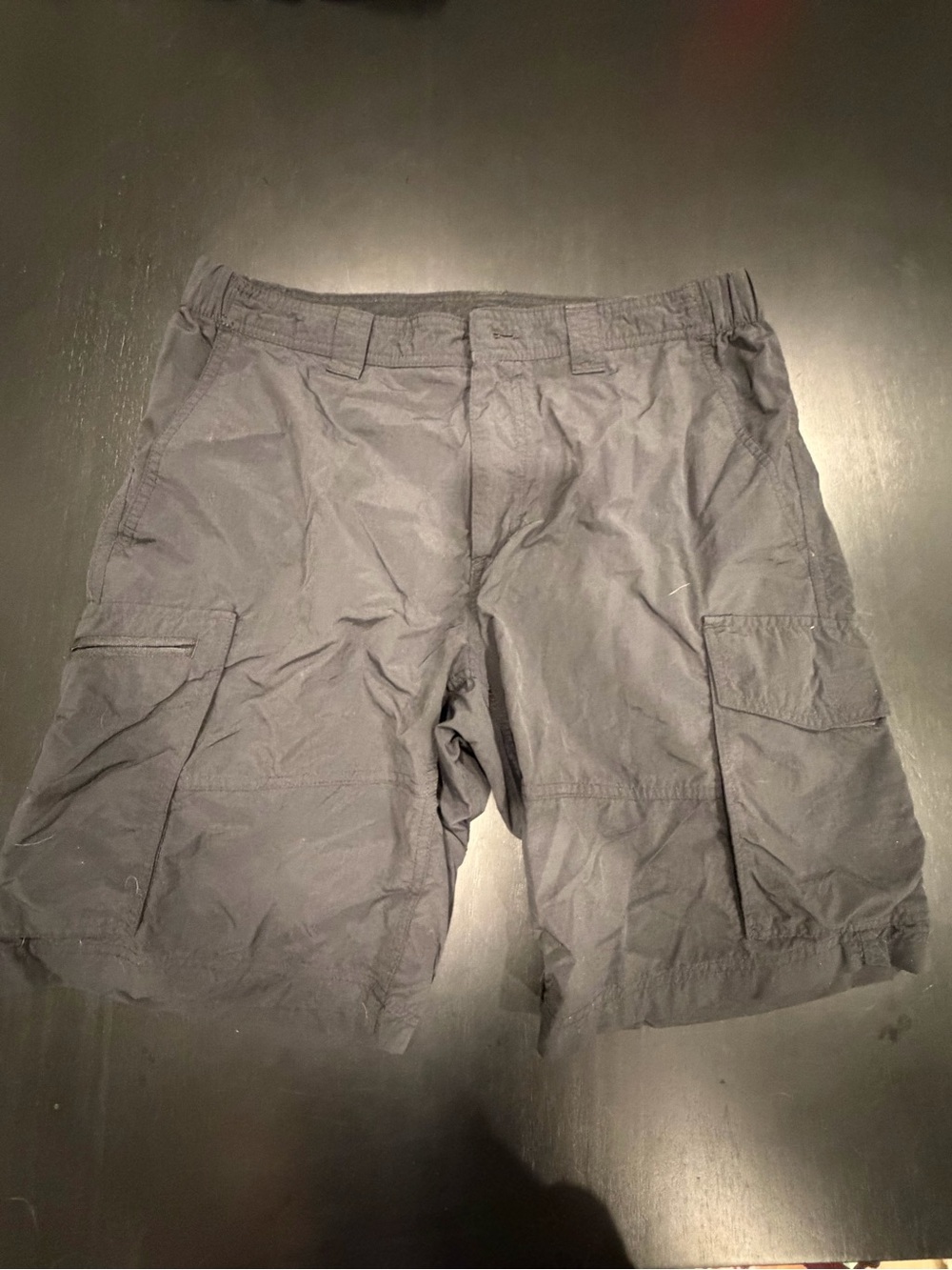 Columbia Men's Dark Gray Cargo Shorts with Utility Pockets
